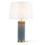 Cylinder 55cm Metal Ceramic look Table Lamp-229111194-229111197
