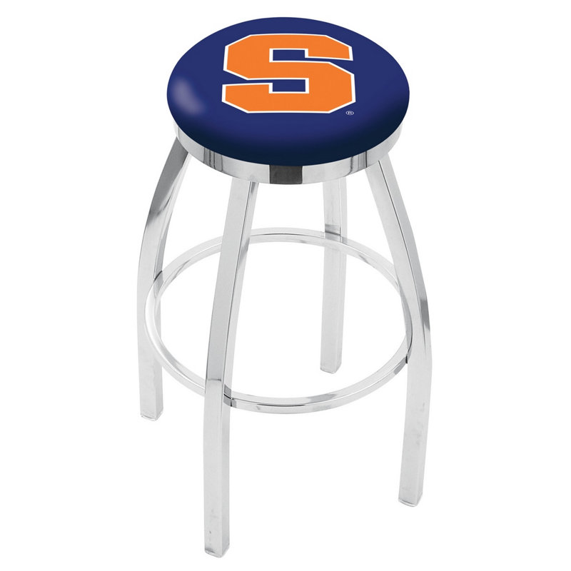 NCAA Swivel Counter and Bar Stool, Syracuse, "Bar Stool (30" Seat Height)"