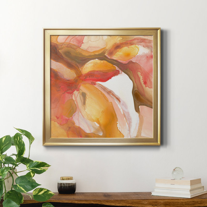 Sunset Marble III - reproduction encadrée de qualité supérieure - prête à être accrochée, H 30,5 po x l 30,5 po x P 1,5 po