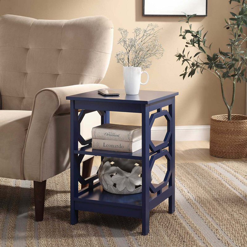 Minburn End Table, Cobalt Blue