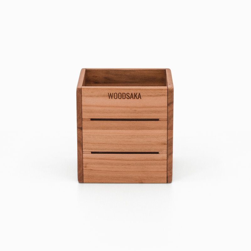 Wood Pen Holder, Cherry