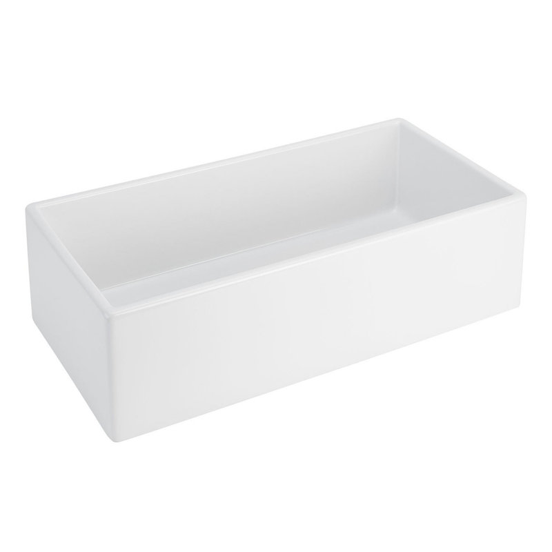 Évier de cuisine en argile réfractaire à simple cuve 36 "Rowena