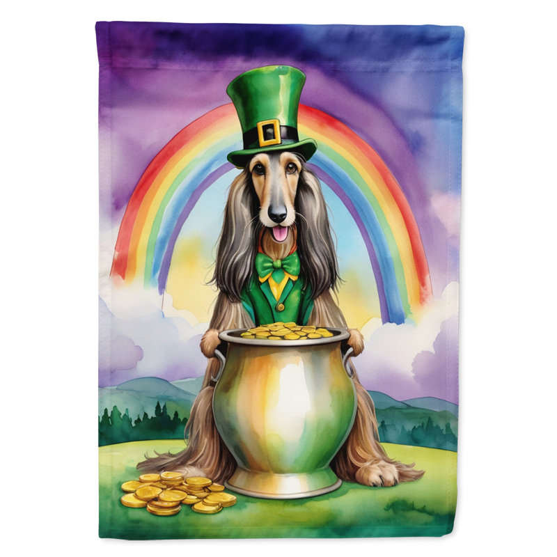 Double Sided 15.5'' H x 11.25'' W Polyester St Patrick's Day Garden Flag