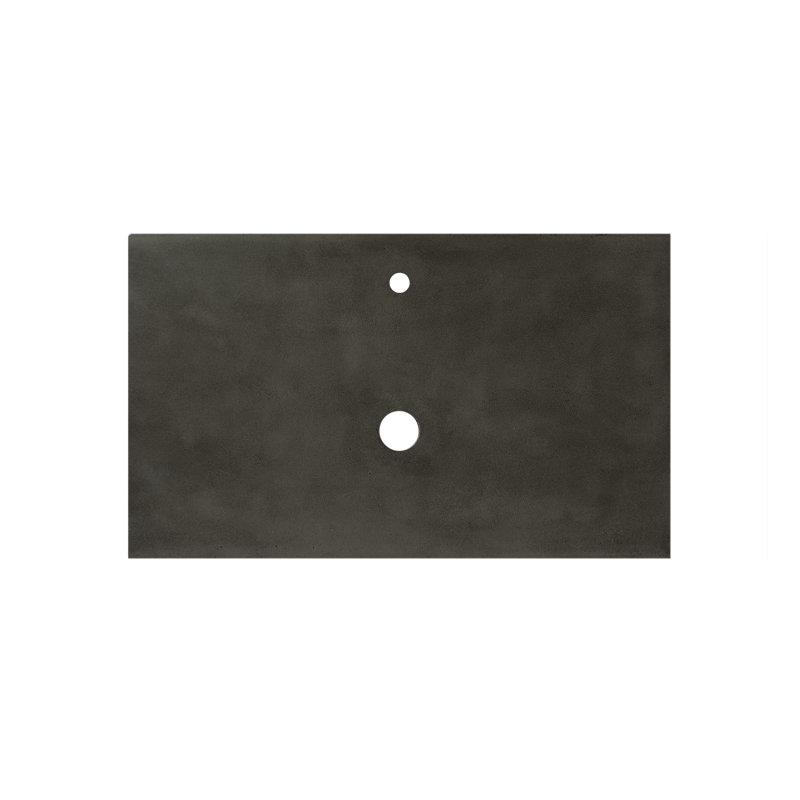 36.5" Single Bathroom Vanity Top, Slate, Single