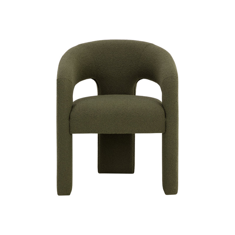 Chaise de salle à manger rembourrée H 19 po Jyion, Olive de Copenhague
