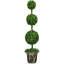 120 cm H Faux Boxwood Tree Plant in Plastic Pot