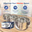 Cheftop 3-in-1 Stackable Stainless Steel Pots