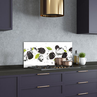 Lorella 50cm W x 100cm L Glass Peel and Stick Panel