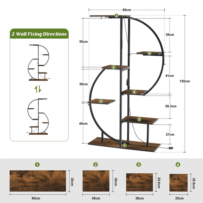 Plant Stand - Set of 9