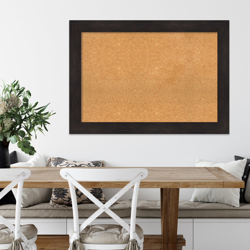 Panneau de liège mural Furniture, Espresso brun, H 2 pi 5 po x l 3 pi 5 po