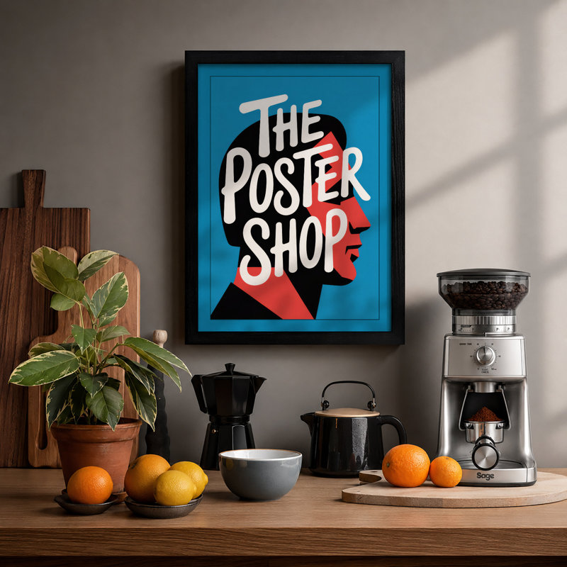 The Poster Shop Modern - Print, Black, A4 - 29.7 x 21.0 cm