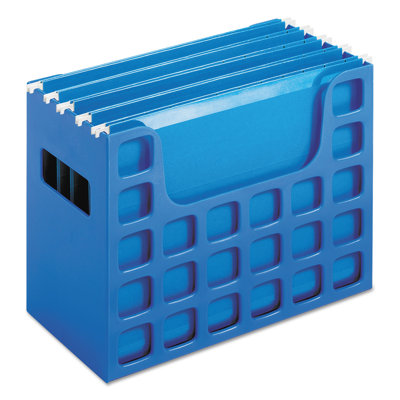 Oxford® DecoFlex® Desktop File With Hanging Folder PVC / Vinyl Hanging Files Hanging File