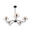 5 - Light Matte Black Chandelier Pendant