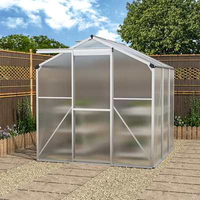 Aizah 6 Ft W x 6 Ft D Greenhouse