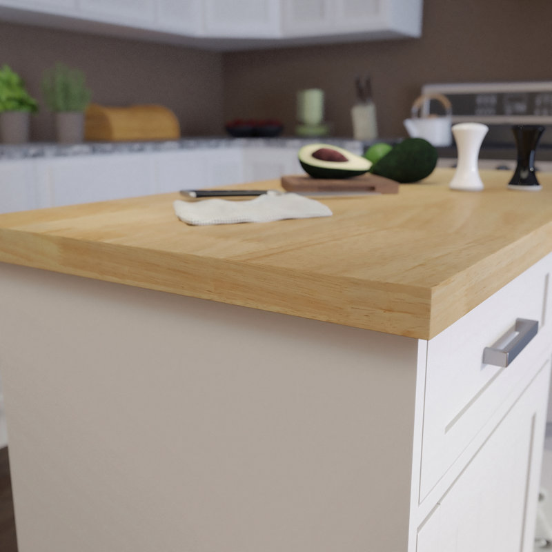 Îlot de cuisine roulant avec rangement