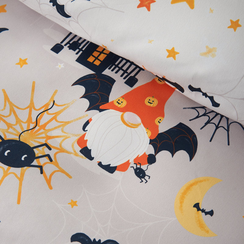 Halloween Gonks So Soft Reversible Duvet Cover Set, Single Bed (135 x 200 cm)