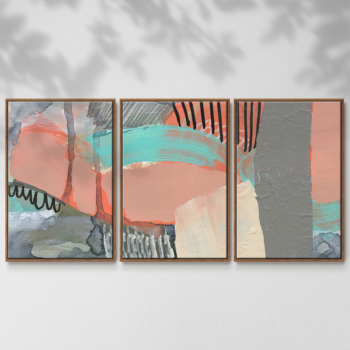 Wrought Studio Over, Under & Through III - Multi Piece Framed Canvas ...