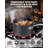 Cooks Standard Classic 1 Quart Nonstick Saucepan with Glass Lid, Hard Anodized Non Stick Sauce Pan, Small Kitchen Cooking Sauce Pot Mini Milk Pan, Dishwasher Safe Cookware, Black-12001972