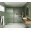 Gaia 30 in. x 78 in. Frameless Fluted Single Fixed Shower Panel-1007544048