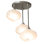 Ume Frosted Glass 3-Light Semi Flush Mount
