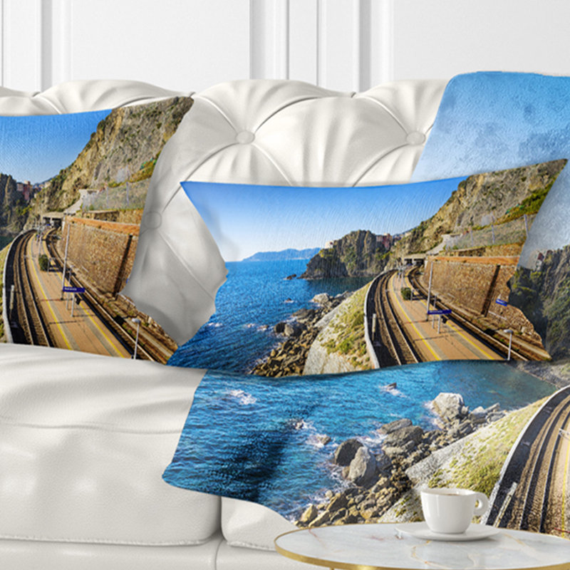 Landscape Reversible Throw Pillow