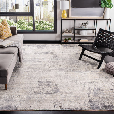 Tapis gris / vert Adal