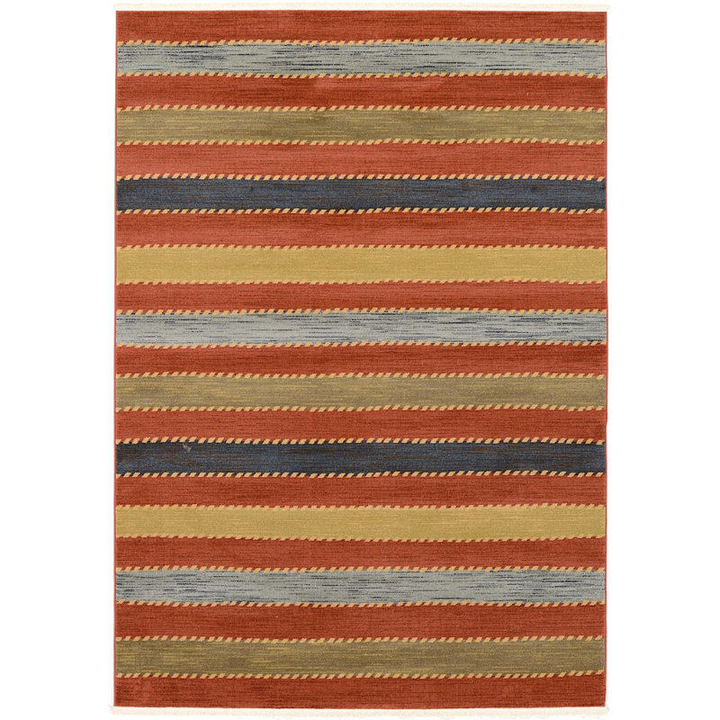 Frederica Abstract Indoor Rug, Rectangle 6' x 9'