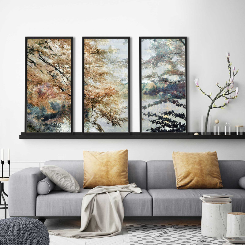 706-7766 " Spring Talking " by Irene Weisz 3 - Pieces, 33.5" H x 52.5" W x 2" D
