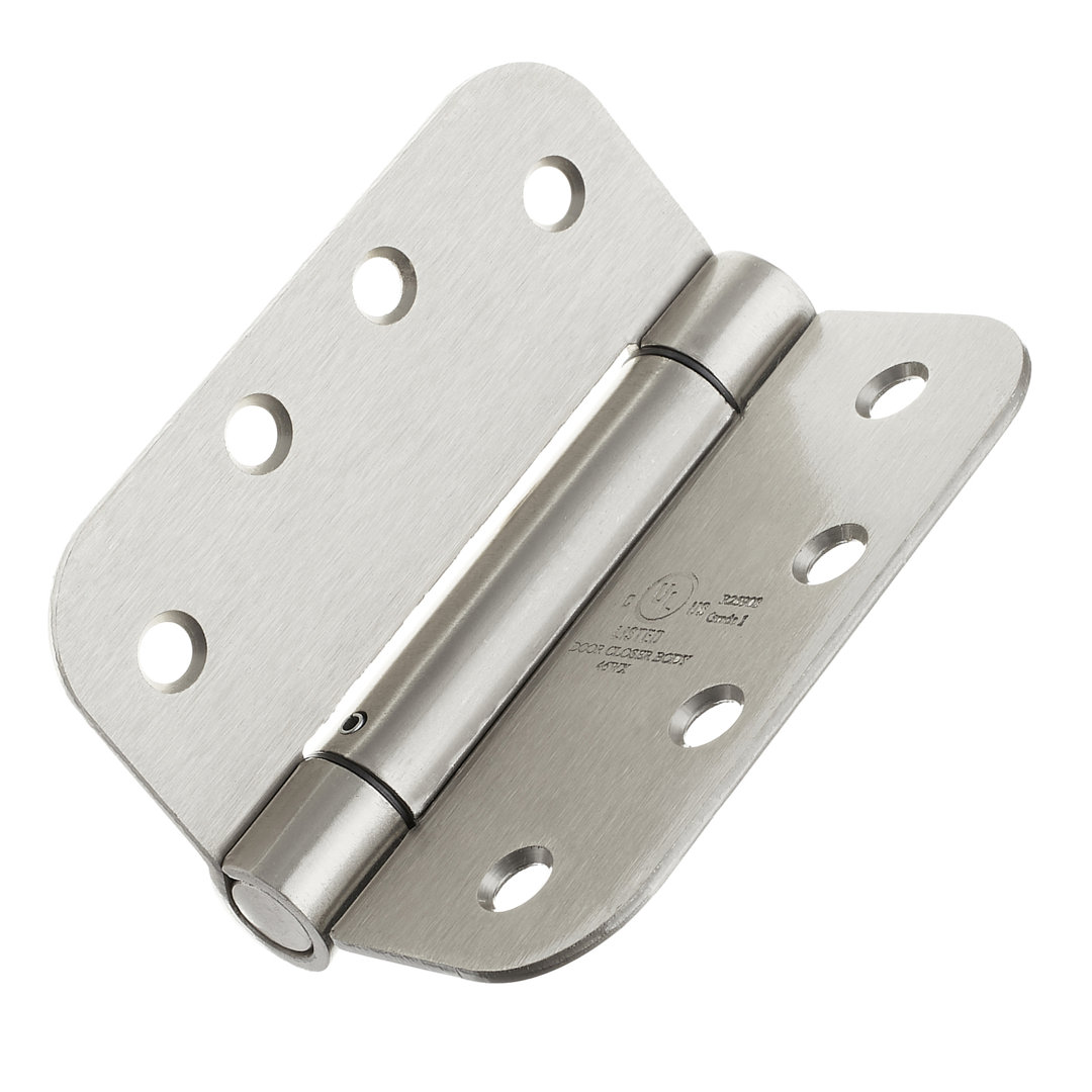 4" H x 4" W Spring Door Hinges (Set of 2) Cauldham 
