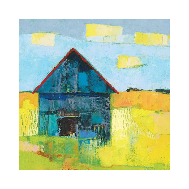 Arvonia Barn by Sue Jachimiec - Wrapped Canvas Painting, 30.48 cm H x 30.48 cm W