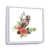 White Floater Framed