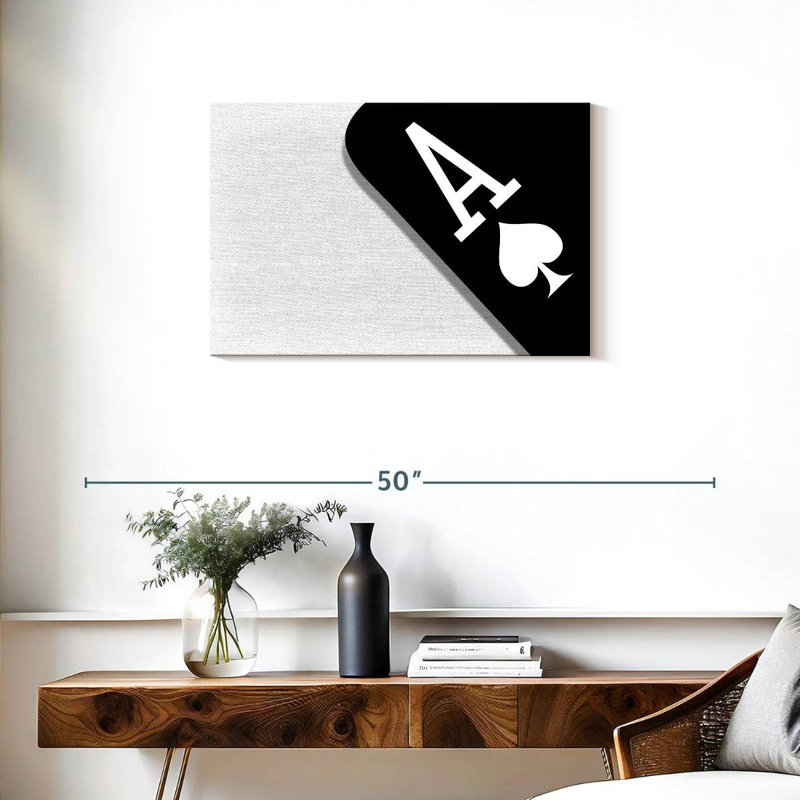 Senne Poker Cards, 20" H x 30" W