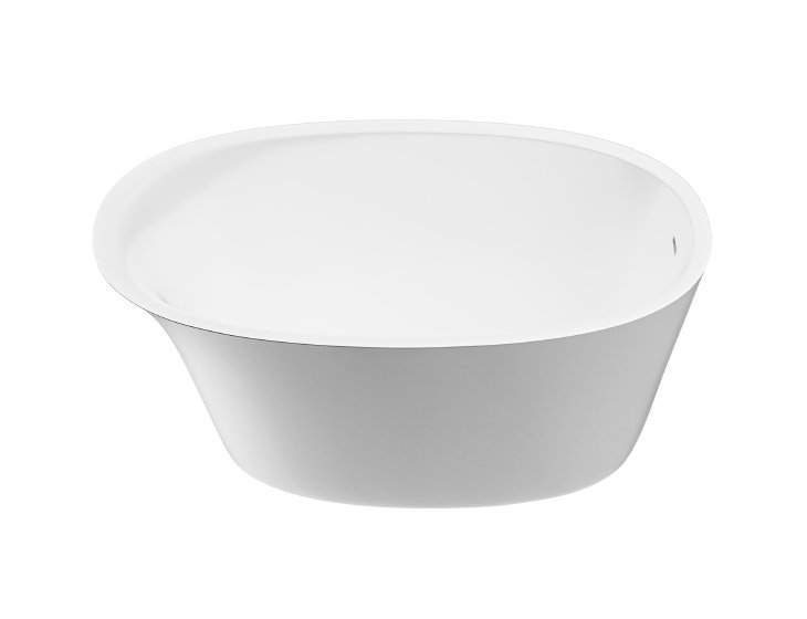 Acquabella Elko Soaker Tub, Gloss White