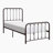Ariste Metal Platform Bed-1985968776