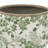 5.1X5.1X4.5" Ceramic Flower Vase With Floral Pattern (Set Of 4)