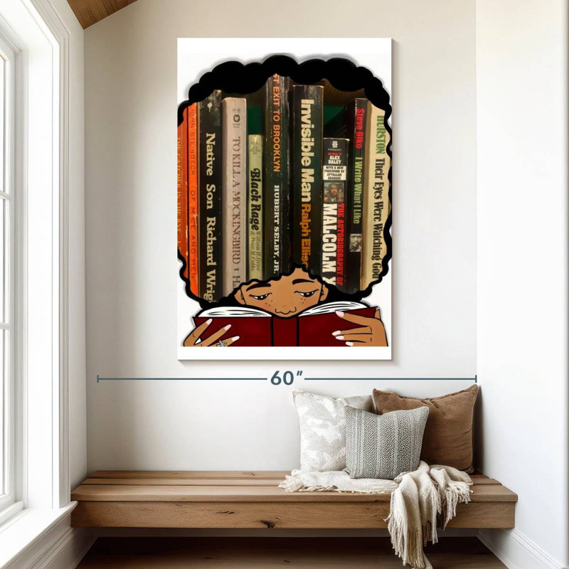 Kerner Read On, 51" H x 34" W