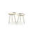 Marble-Look Nesting Coffee Table Set – 2 Piece Modern Living Room Tables-20879229
