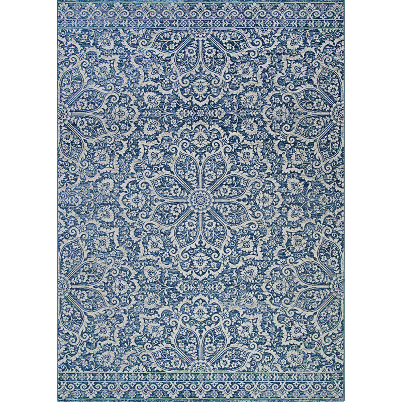 Ames Floral Indoor Rug, Rectangle 5'3" x 7'6"
