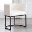 Chaise rembourrée en similicuir avec accoudoirs-1349986816-1349986817