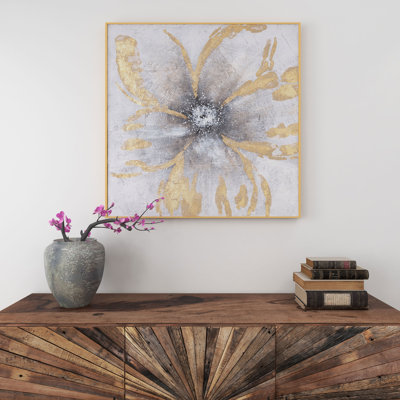 " Brilliant Blossom, Hand Painted Canvas " Painting Print