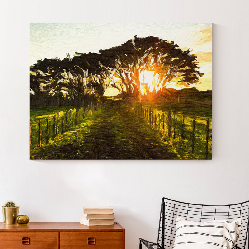 " Sunlight Through Trees " Acrylic Painting