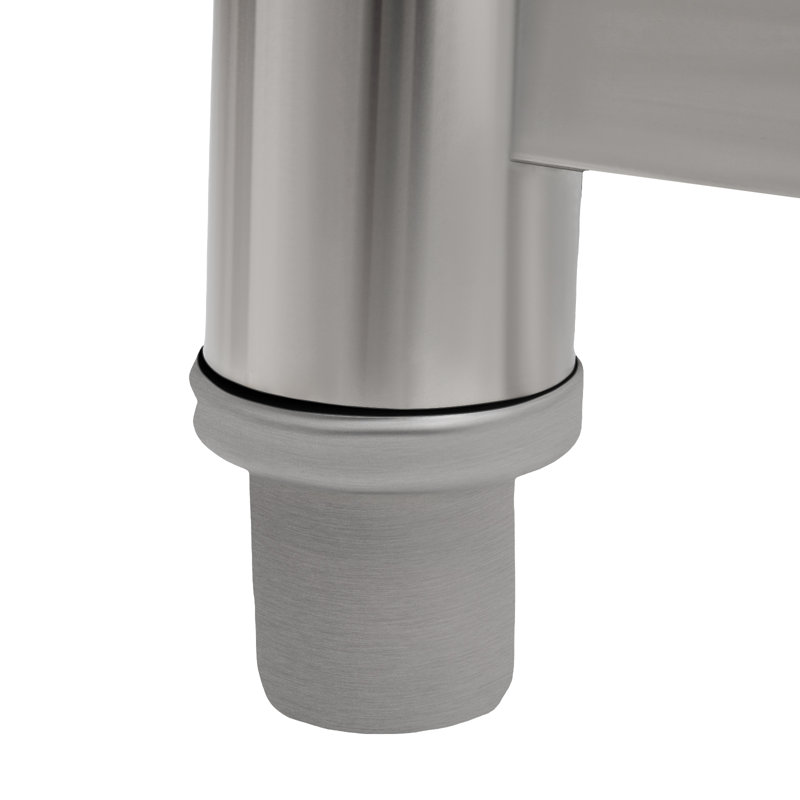 47.2 " L Flush Single Bowl Stainless Steel Kitchen Sink