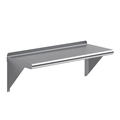 12 in. x 30 in. Stainless Steel Wall Shelf