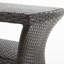 Élégante méridienne pour table d'appoint - et fer à repasser, fente pour parasol, mobilier de patio, P 22 po x l 34 po H 19,5 po, brun multi-espace pour assiettes,