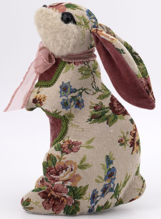 Spring Easter Rabbit Stuffed Holiday Accent