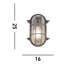 Clinger 25cm H Outdoor Flush Mount