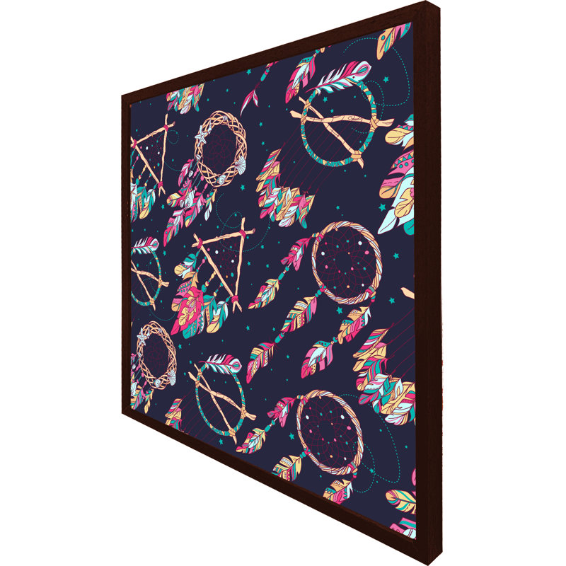 Bilgi Single Picture Frame Print, 76cm H x 76cm W x 4cm D, Brown Framed
