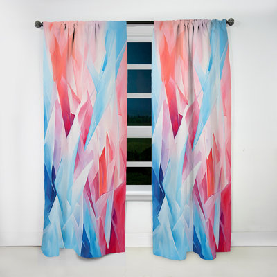 Tachisme Drift IV - rideau tachisme - obscurcissant la pièce en velours de CLAUDIUS CLASSIQUE - 1 panneau