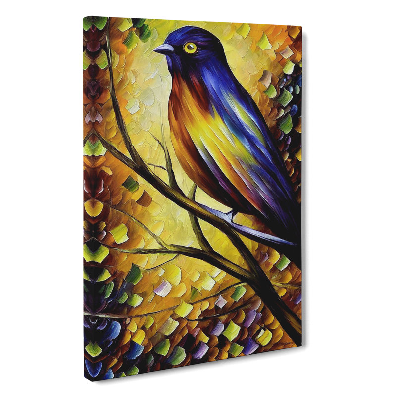 Portrait Of A Bird - Wrapped Canvas, 50cm H x 35cm W