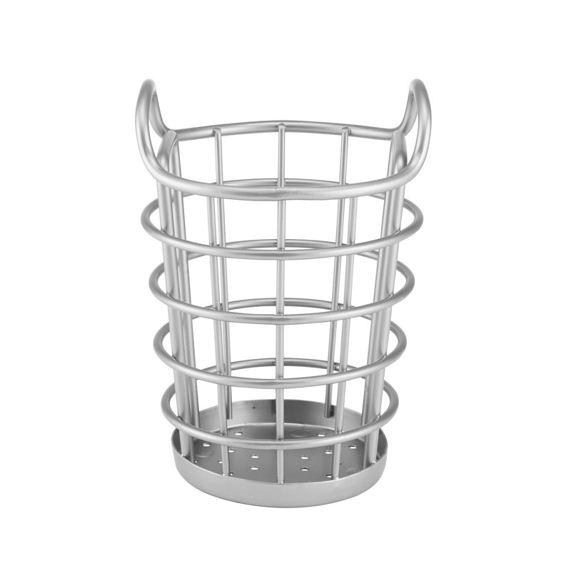 Paramount Satin Stainless Steel Wire Kitchen Utensil Holder